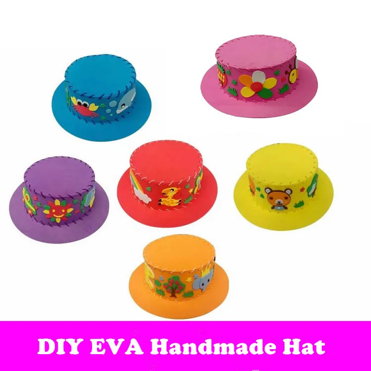 Ручная работа 3D шляпа EVA детский Набор для творчества ручная работа шляпа Экологически чистая 3D EVA ручной работы ремесло подарки наборы DIY шляпа ремесло игрушка для детей