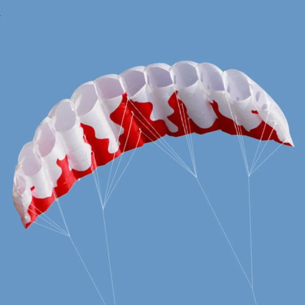 Новый Радужный двойной линии кайтсерфинга трюк парашют мягкий парафат Кайтсерфинг спорт воздушный змей для активного отдыха на открытом