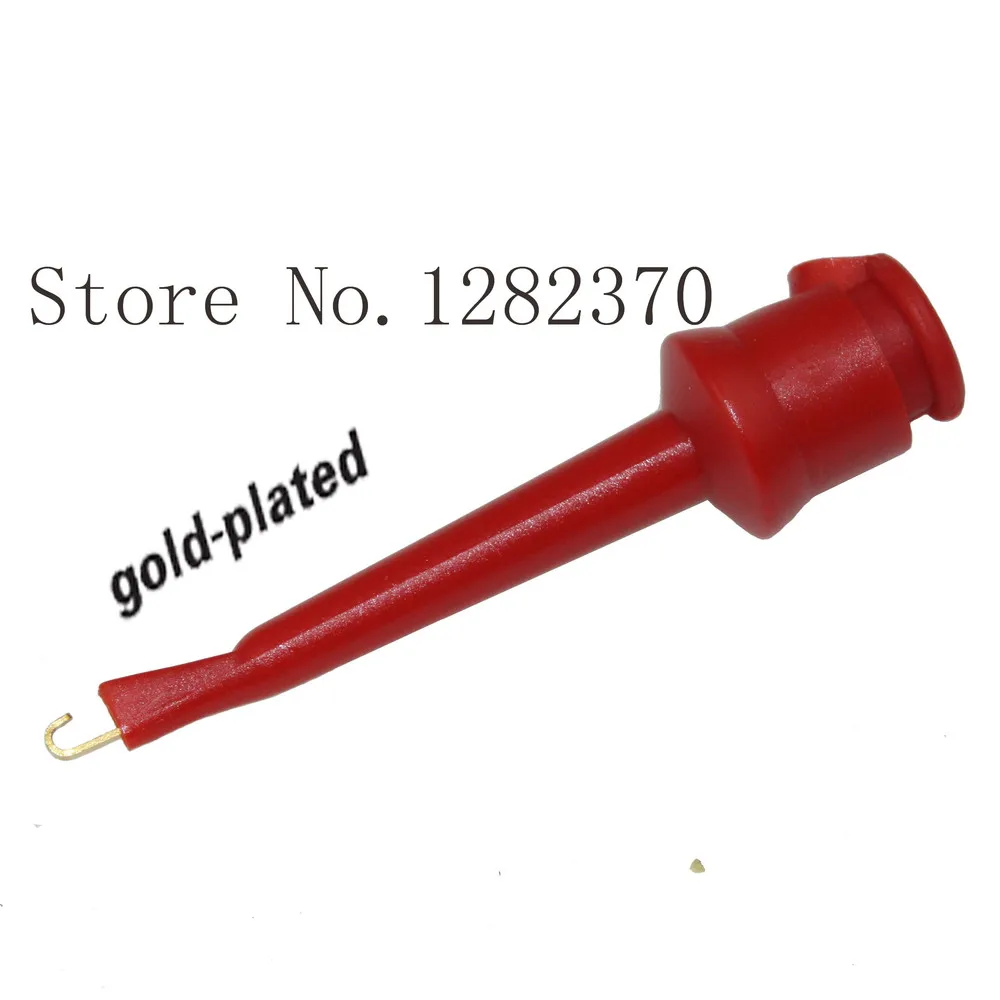 

[SA] TC2135G high quality copper plated gold nylon rapid test hook test clip gilded Solder --50pcs/lot
