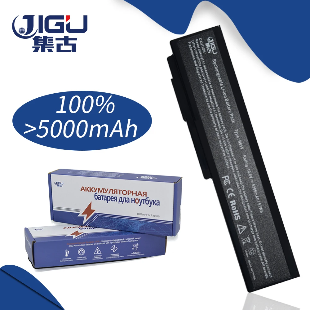 JIGU Новый аккумулятор для ноутбука ASUS N53S N53J N53JQ 10 8 В Аккумулятор N43 N61JQ новый с