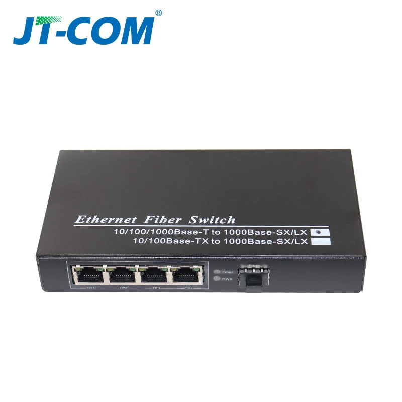 1000M 1G4E 1 sfp слот волокно 4 8 RJ45 Гигабитный оптический медиа конвертер Ethernet сетевой