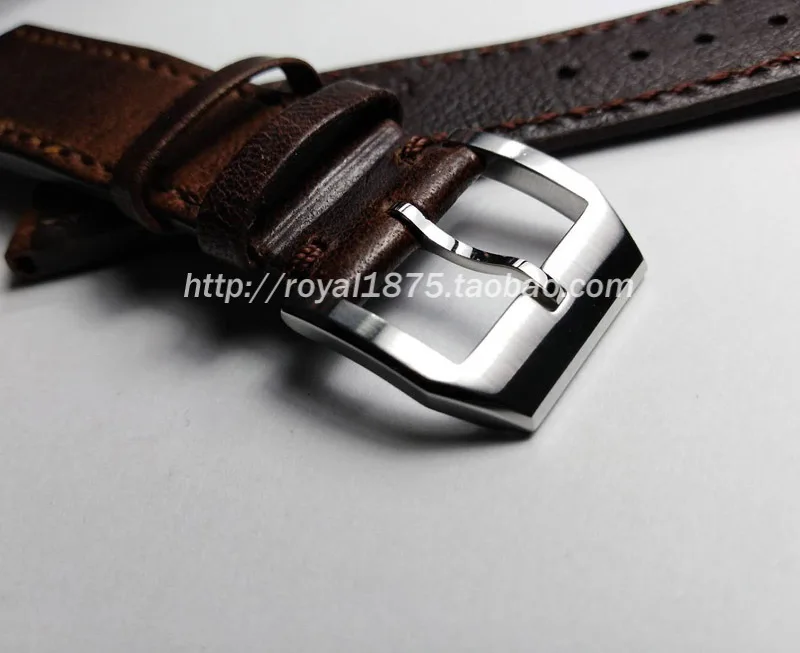 20 21 22 мм Ретро Браслет из натуральной кожи отличные часы ремешок для Seiko Tissot Omega iwc mido модный мужской ремень браслет