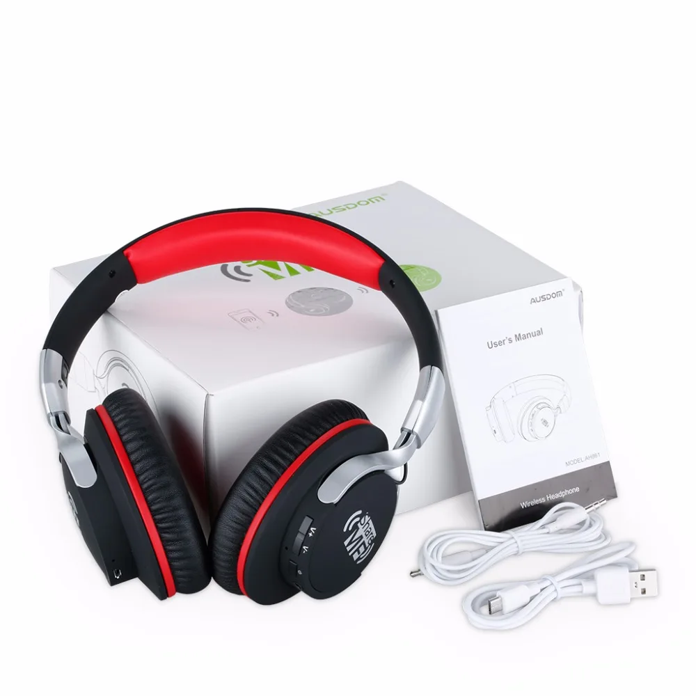 bilder für Ausdom M06 aktualisiert AH861 Drahtlose Bluetooth Kopfhörer Leistungsstarke Bass Stereo Sound Kopfhörer Mikrofon Für IOS Android Tablet PC bilder für Ausdom M06 aktualisiert AH861 Drahtlose Bluetooth Kopfhörer Leistungsstarke Bass Stereo Sound Kopfhörer Mikrofon Für IOS Android Tablet PC