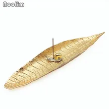 Античный один лист ладан горелка с улитками держатель для ароматических палочек металлический стержень база сиденья товары по тематике Будда украшения дома чайной комнаты