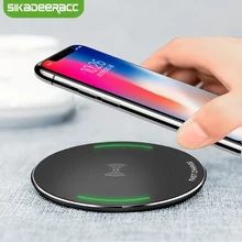 JK62 Fast Charging Qi Wireless Charger Pad For iPhone X 8 Plus Samsung Galaxy Note 8 S8 Plus S7 Lumia 950 Smart Phone Charger