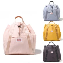 KEMY2018 японский Rootote Модный женский рюкзак с буквенным принтом, дорожная сумка для девочек-подростков, Холщовый женский рюкзак, Mochila Bagpack, дизайн