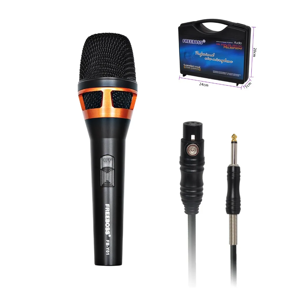 FREEBOSS FB Y01 Professional Dynamic Wire Microphone