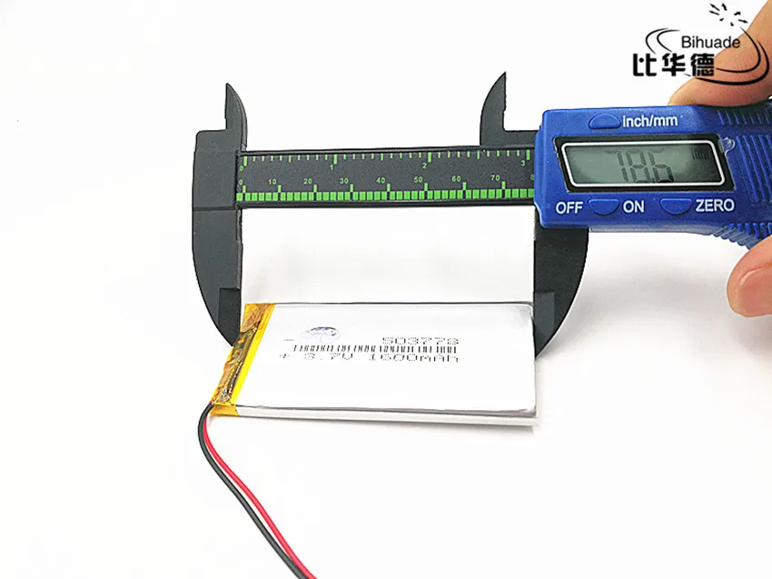 1 шт./лот 3 7 V 1600 mAH 503778 полимерный литий ионный/литий ионный аккумулятор для