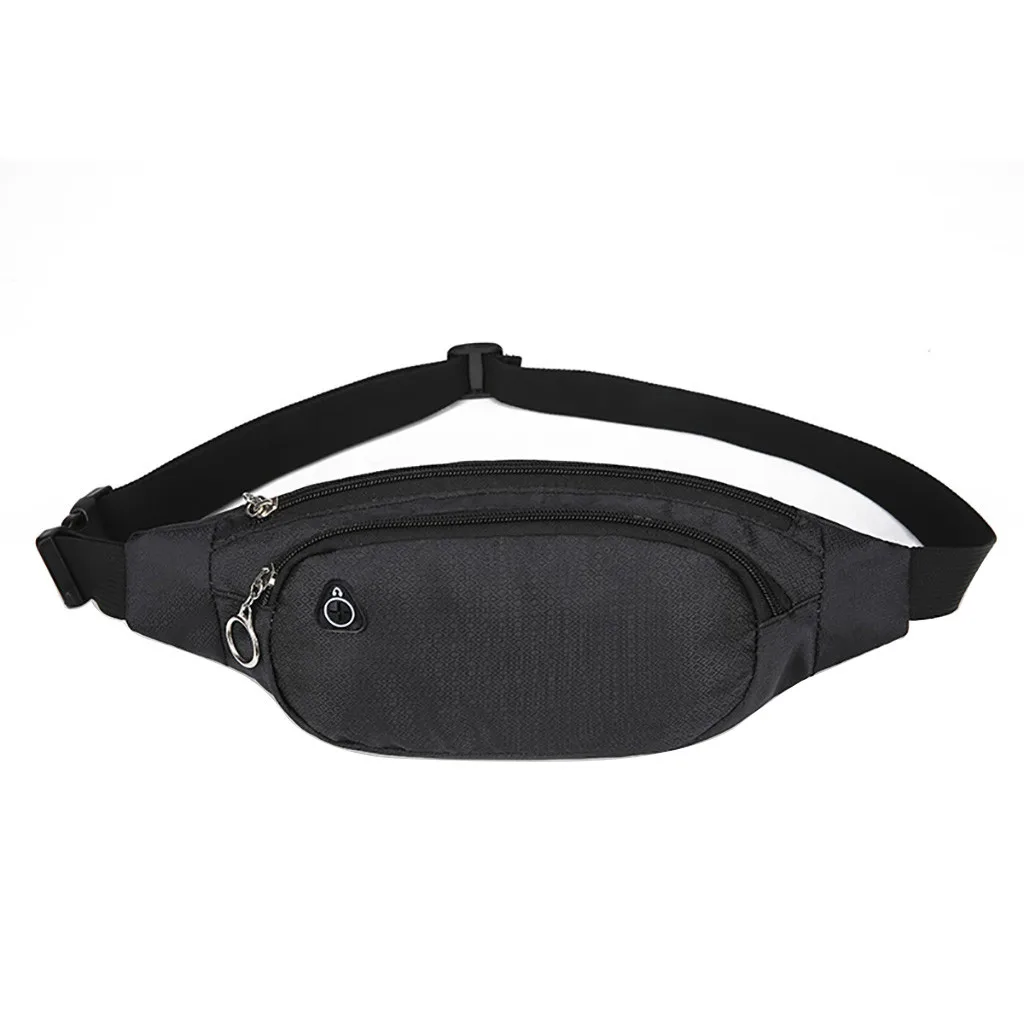 

Women Wide Solid Zipper Shoulder Strap Japan and Korean Style Versatile Shoulder-slung Small Square Bag Bolsa Cintura 5H