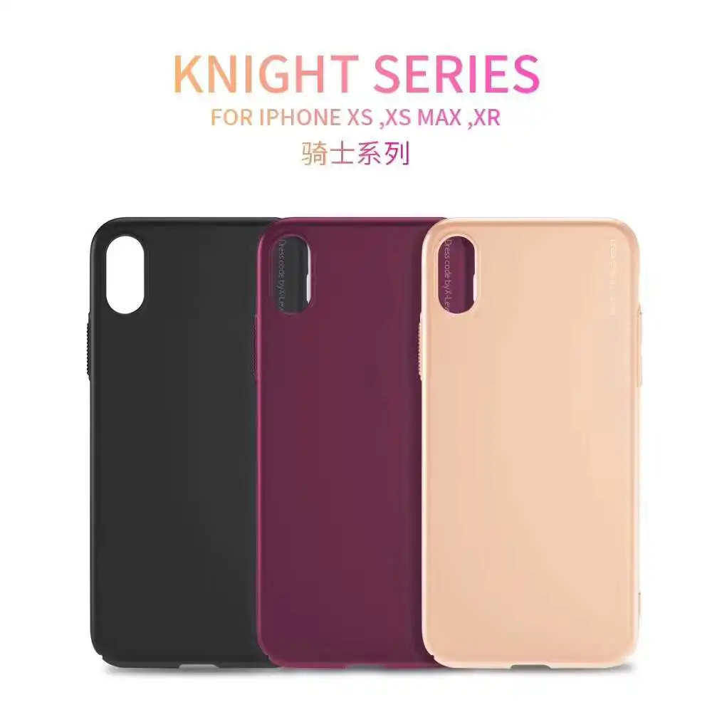 Goede Voor iPhone XS Max Case iPhone XS XR X X Level Originele Knight Telefoon Case Voor iPhone XR XS XS Max Zijdeachtige PC Hard Matte Cover