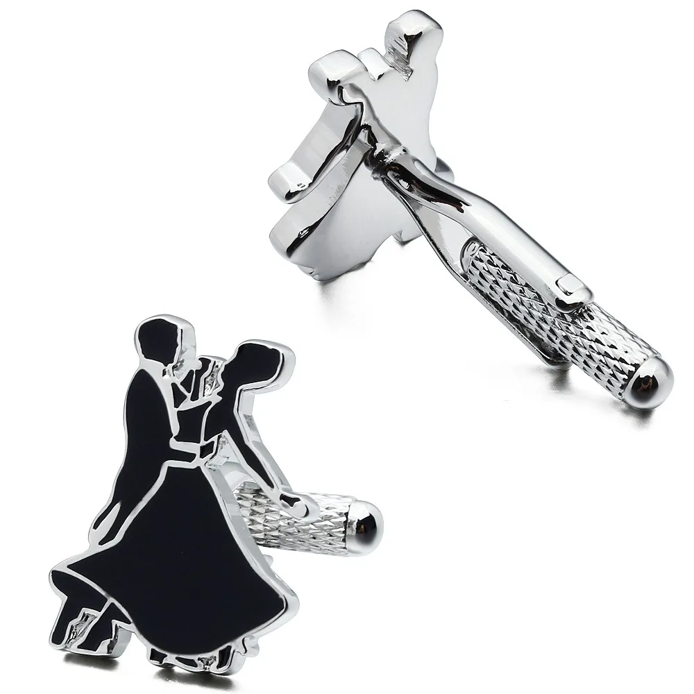 Tanie HAWSON prezent na Walentynki spinki do mankietów spinki do taniec para romantyczny ślub spinki do mankietów na imprezę z pamiątkami