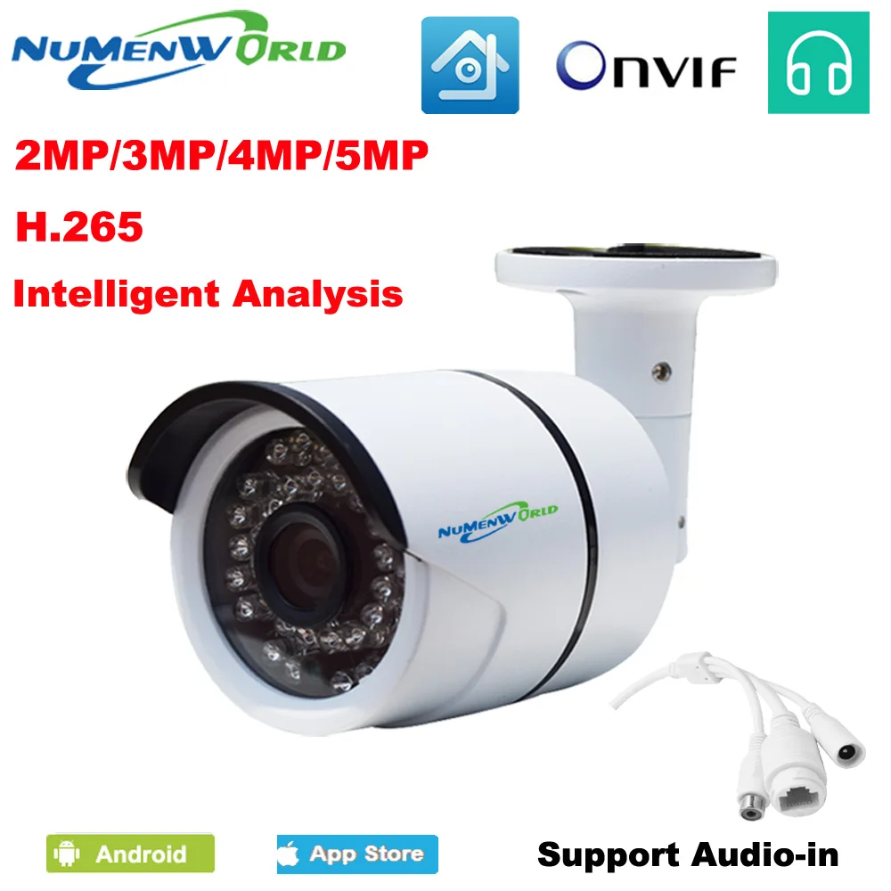 Numenworld IP Camera 5 0 megapixel HD font b Outdoor b font Waterproof Infrared Night Vision