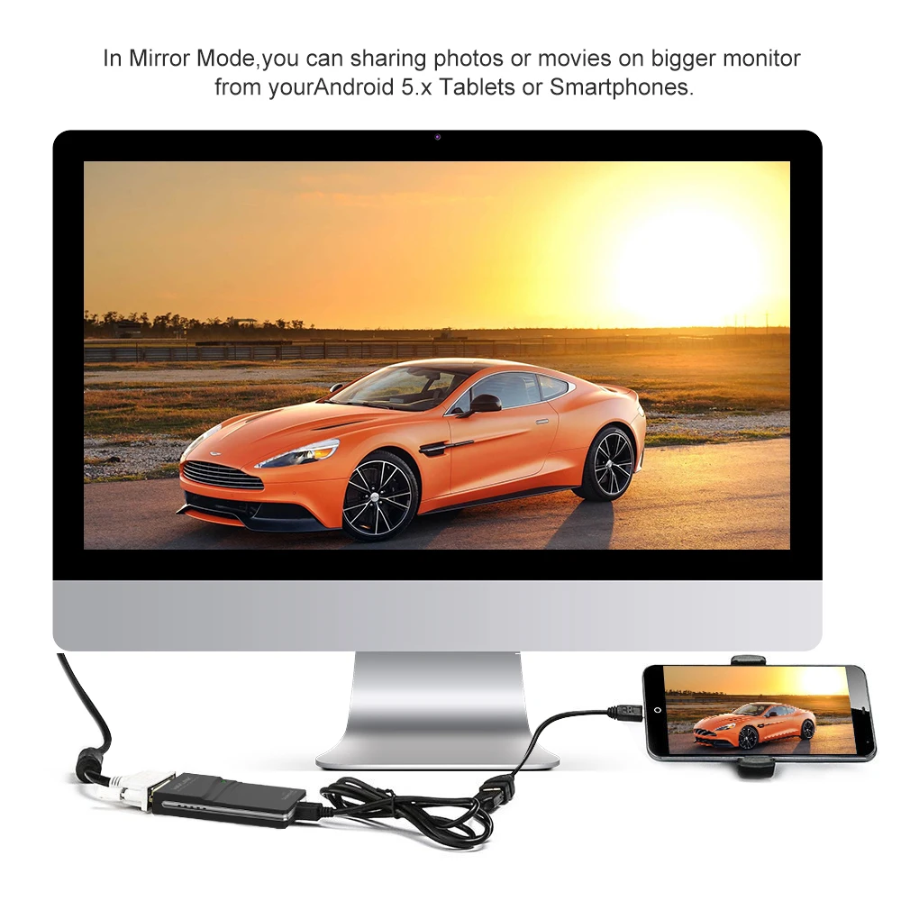 Wavlink USB 2.0 to VGA/DVI/HDMI-Compatible Video Graphic Adapter Multiple Monitors Display Extend/Mirror Mode Supports Windows