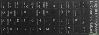 

1000pcs/lot English Customized Keyboard Stickers For laptop desktop keyboards Stickers 11.6 12 13.3 14 15.4 17.3 inch keyboard
