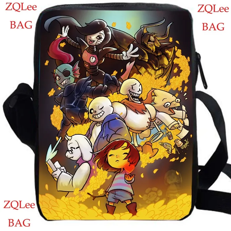 Сумка через плечо undertale для девочек и мальчиков женские сумки аниме мультяшная