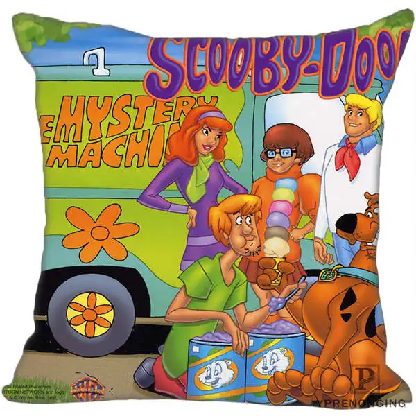 Заказная декоративная наволочка Scooby Doo квадратная Наволочка на молнии(с одной стороны) 80527-21-11 - Color: Square Pillowcases