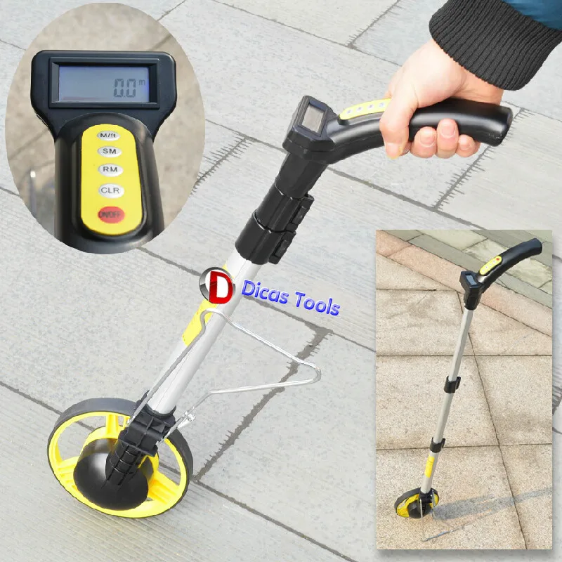 

digital display mechanical wheel rangefinder push wear resistant ranging wheel measuring tool