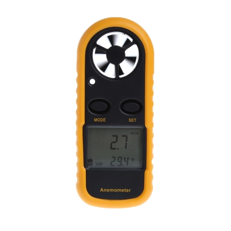 

GM816 Mini Digital Anemometer Wind Speed Temperature Tester with LCD Backlight