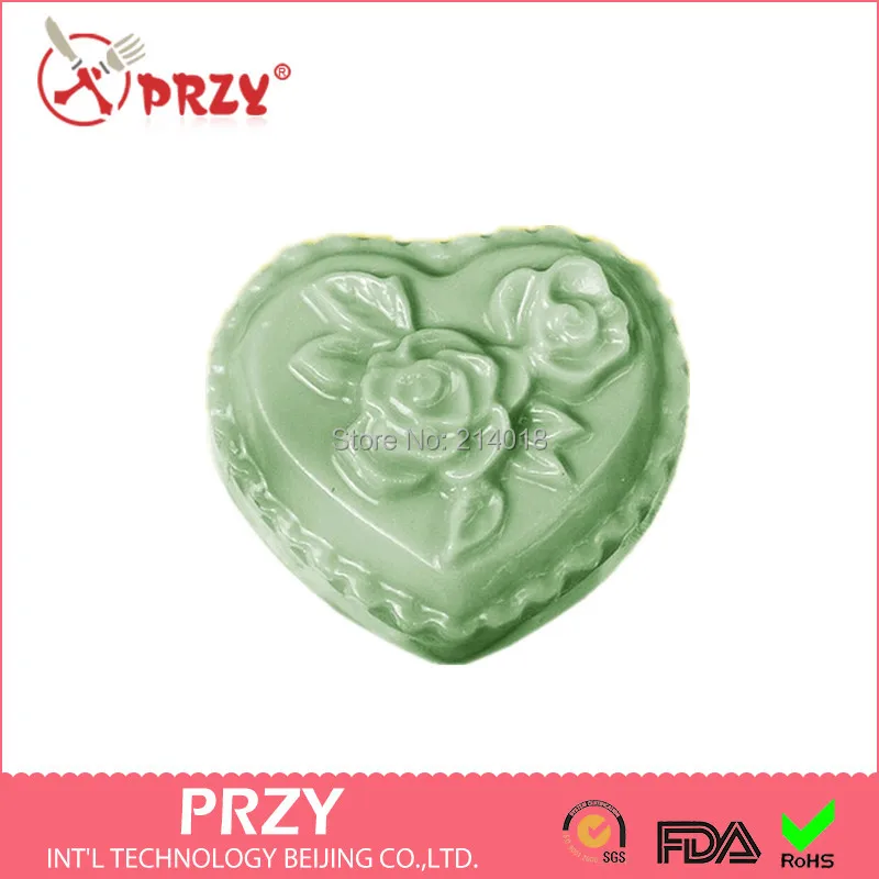 Valentine's Day DIY heart /flower shape handmade soap mold candle molds