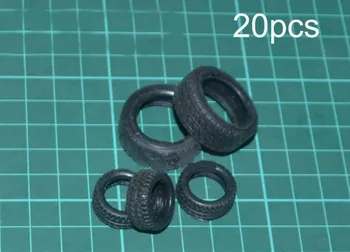 

20PCS RC Tugboat Anti-collision Tires Diameter 18mm/28mm Miniature Wheel Mircro Simulated Tyres Decoration Parts for Boat Model