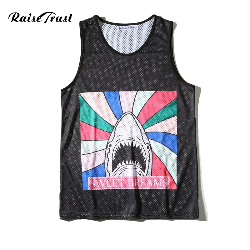 

Hot Selling Gyms Men Tank Top 3D Print Character Black Bodybuilding Stringers Clothes Summer men clothes 2018 Sleeveless Vest