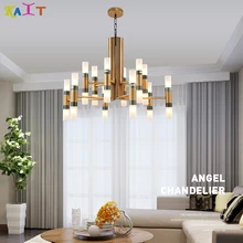 KAIT Nordic postmodern LED chandelier art villa living room lobby restaurant gold black white chandeliers ceiling nordic chandeliers creative postmodern magic beans art restaurant simple glass ball branches tree twig molecules living room led