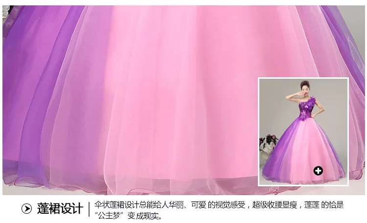 Vestidos Baratos Quinceanera, новинка, платье принцессы, бальное платье на одно плечо с цветочным рисунком, на заказ, плюс размер, платье для выпускного вечера