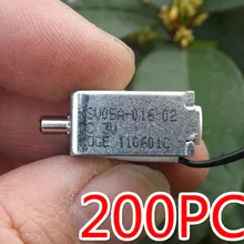 200 шт./лот электронный тонометр электромагнитный клапан Сфигмоманометр воздушный клапан DC выпускной клапан DC3V(6,3