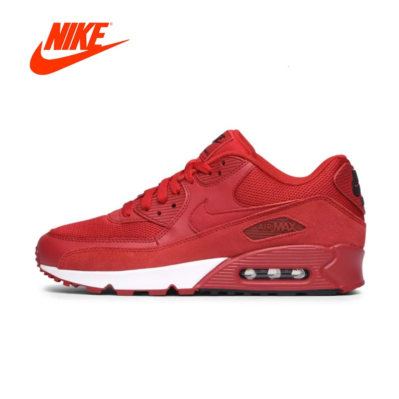 Original New Arrival Authentic Nike AIR MAX 90 ESSENTIAL Men's Comfortable Running Shoes Sport Outdoor Sneakers 537384-604