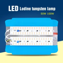 50W 100W LED Growth FloodLights Full Spectrum High Power LED Grow lamp Hydroponic seeding AC 220V IP65 Waterproof