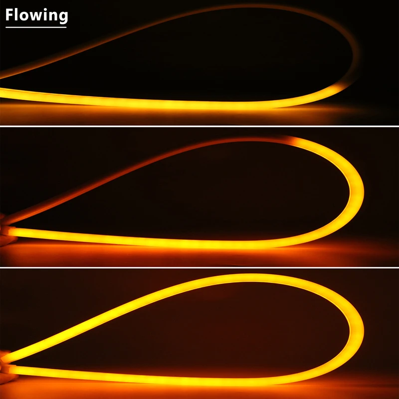 KAHANE 2x60 см СВЕТОДИОДНЫЙ DRL гибкий поток дневной ходовой светильник мягкий течёт указатель поворота светильник полосы для hyundai Tucson ix35 Solaris
