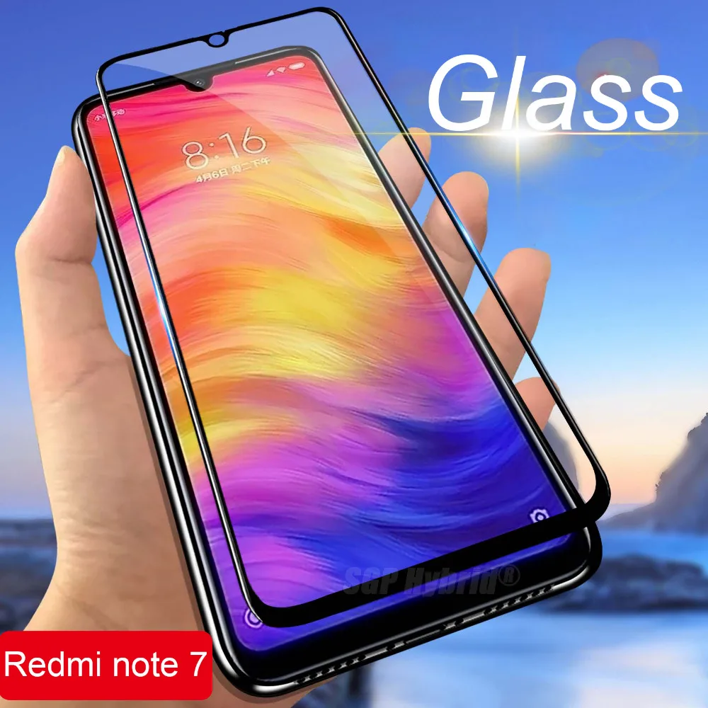 Закаленное стекло для xiaomi redmi 7a note 7 pro стеклянная крышка Защитная пленка экрана