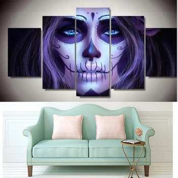 

5D DIY Diamond Painting 5 picture Combined skull Embroidery Full Square(round) Diamond Cross Stitch Rhinestone Mosaic gift DK040