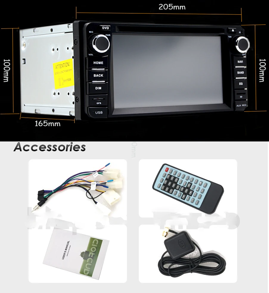 Discount Android 7.1 car dvd player for Toyota Corolla Hilux VIOS Old 4 Runner Camry Prado RAV4 Prado 2003-2008 Car Radio GPS Navigation 5