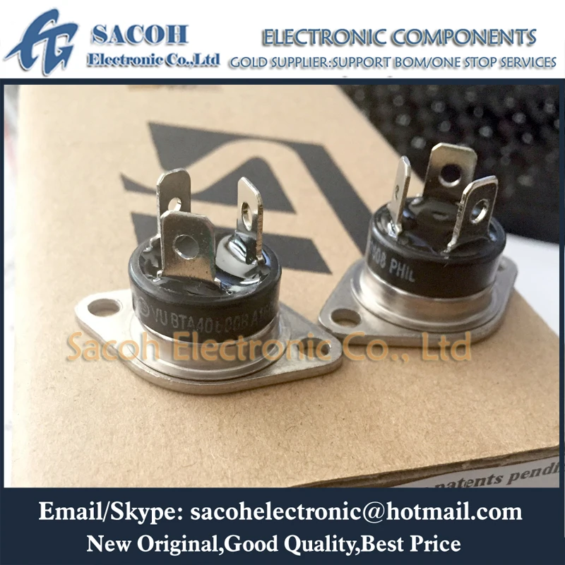 

Genuine New Original 2PCS/Lot BTA40-600B BTA40-600BRG BTA40-600 OR BTA40-700B OR BTA40-800B BTA40 RD-91 40A 600V Power Triacs