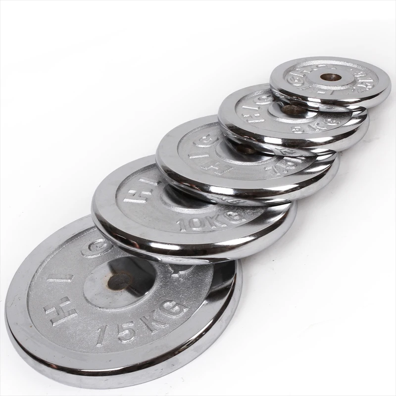 Iron plating dumbbell barbell fitness Exercises 2.5 weight stack size