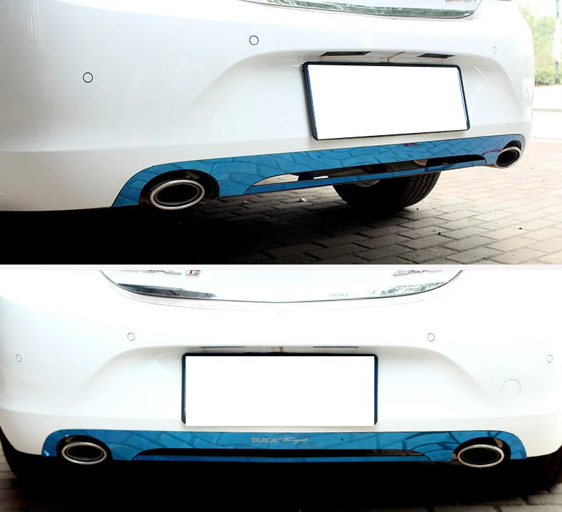 Lsrtw2017 Нержавеющая сталь багажник автомобиля задний бампер полосы планки для Buick Regal Opel Insignia