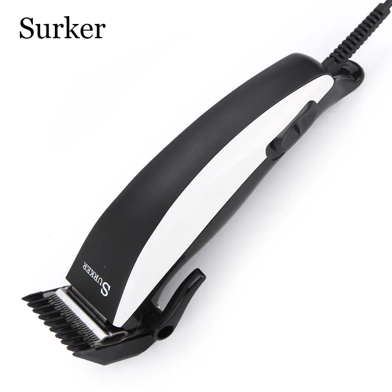 Surker Household Quiet Electric Hair Clipper with 4 Attachment Combs