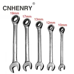 5 шт. 10,12, 13,17, 19 комбинации, ключи с ключами шестерни кольцо двусторонний гаечный ключ Авто Ремонт ручной инструмент диагностический