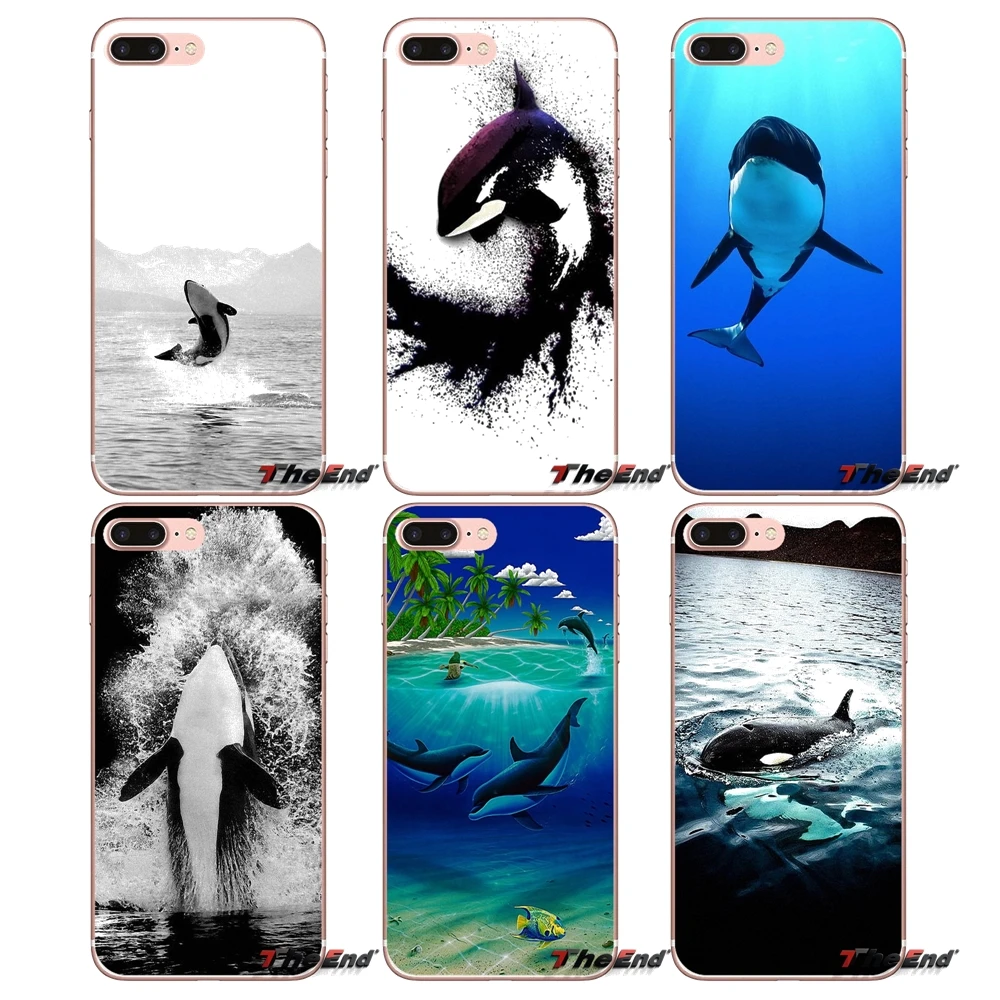 

Killer Whale Orca For Samsung Galaxy S2 S3 S4 S5 MINI S6 S7 edge S8 S9 Plus Note 2 3 4 5 8 Coque Fundas Mobile Phone Shell Cases