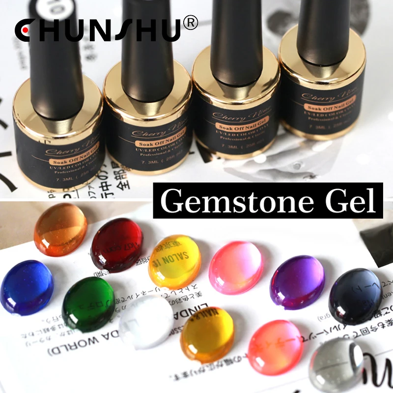 12 Colors Manicure Nail Gel Lacquer Soak Long-Lastig Soak-off UV LED Nail Painting Gel DIY Design Lacquer Manicure Gel Varnish