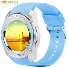 VOBERRY V8 Smart Watch Clock With Sim TF Card Slot MTK6261 Bluetooth Connectivity for IOS Android Waterproof Smartwatch clock