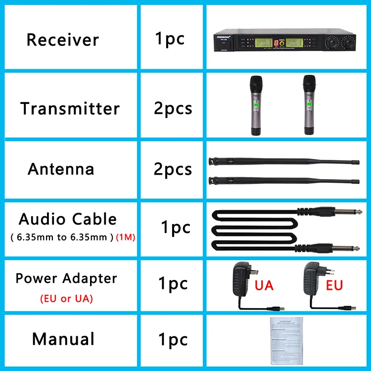 FB-U08 41 Wireless Microphones