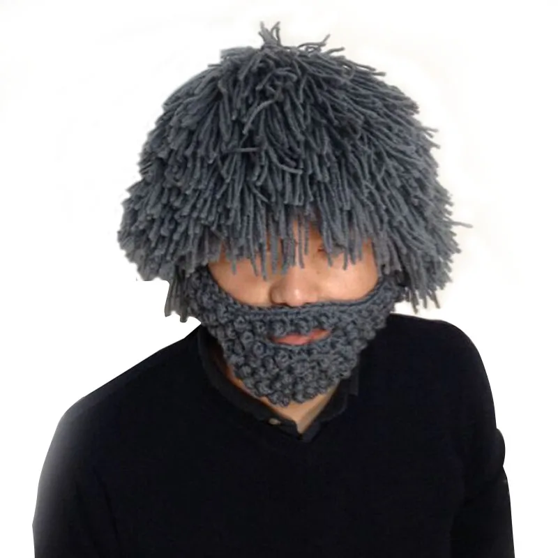 Party Mask Beanies|wig beard hats 