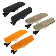 1 пара, габаритный боковой светильник для бампера, черный/коричневый/желтый, для VW GOLF, для MK4 617215181853, для стайлинга автомобилей