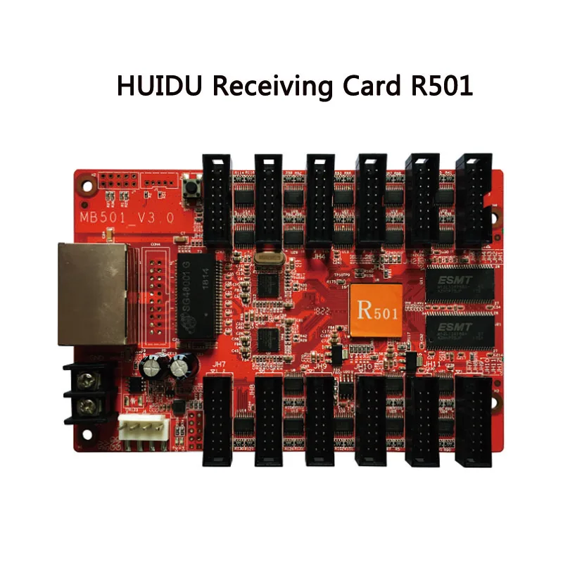 

HUIDU R500 R501 R5018 R507 R505 receiving card receiver controller work with sender huidu T901 and asynchronous player