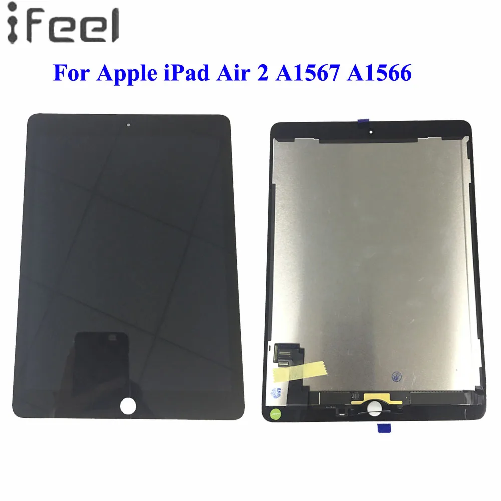 ЖК дисплей для Apple iPad 6 Air 2 A1567 A1566 9 7 ''ЖК сенсорный экран панель дигитайзер