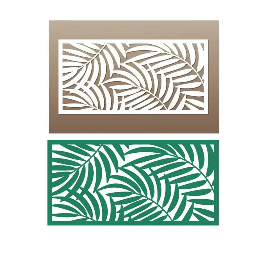 

Leaves Square Frame Metal Cutting Dies Stencil for DIY Scrapbook Embossing Photo Album Decoration Crafts Die Cut Template New