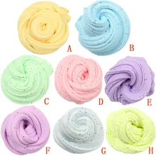 Новое поступление, сделай сам, хлопок, слизистая глина, пластилин, пушистый слизик, снятие стресса, не буракс, грязевая резинка для рук, ароматизированный Лизун для детей