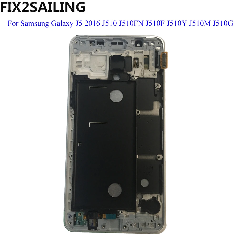 ЖК для Samsung Galaxy J5 2016 j510 J510FN J510F J510Y J510M J510G 100% протестированный AMOLED экран дисплей